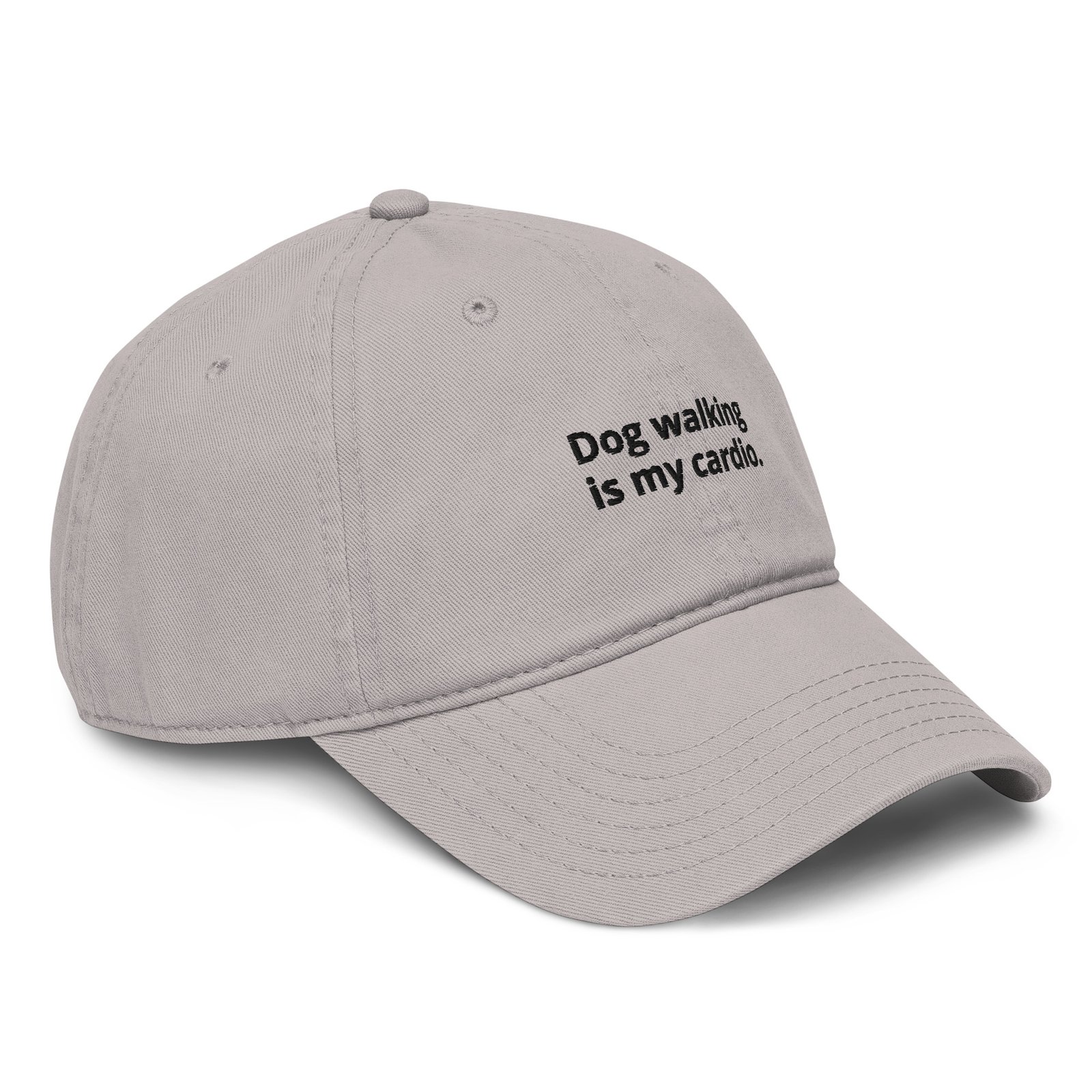 Grey Washed Baseball Cap | Dog Mom Themed Hat - Image 7